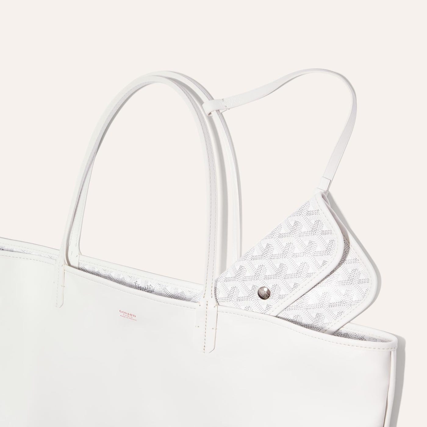 Goyard Anjou GM Tote Bag White - Image 3